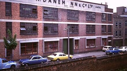 Historic Danemann piano factory building