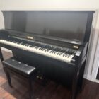 Black Baldwin 243 SE 45-inch studio upright piano at Piano Seller