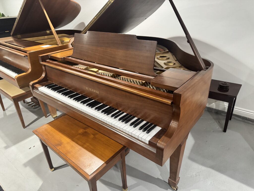 Kawai KG-1 5 foot 1 inch baby grand piano in satin walnut