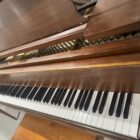 Keyboard and interior view of Kawai KG-1 baby grand piano