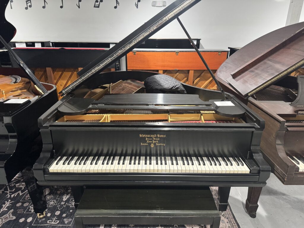Steinway & Sons A SE grand piano front view
