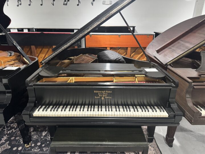 Steinway & Sons A SE grand piano front view