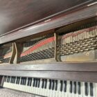 Steinway L SM baby grand piano action and strings